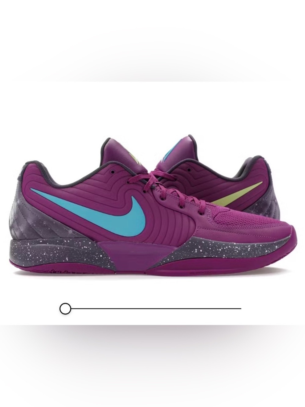 Nike Men’s Ja 2 Stargazer Bold Berry Basketball Athletic Shoes Size 8